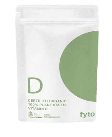 VITAMIN D Certified Organic 100% Plant based (60 caps)