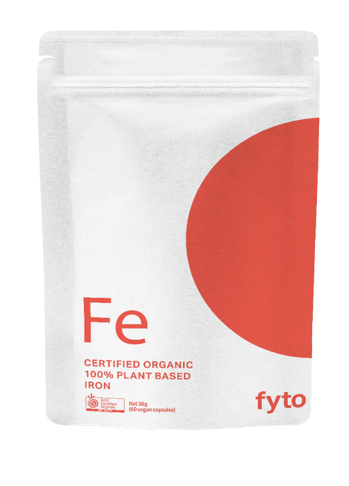 IRON Certified Organic 100% Plant based (60 caps)