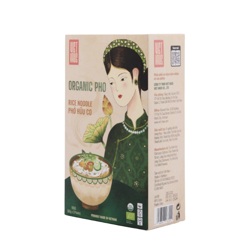 Viet Haus Organic White Rice Noodles (Pho)
