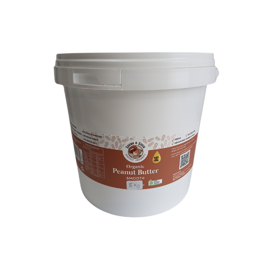 Organic Peanut Butter - Smooth 5kg